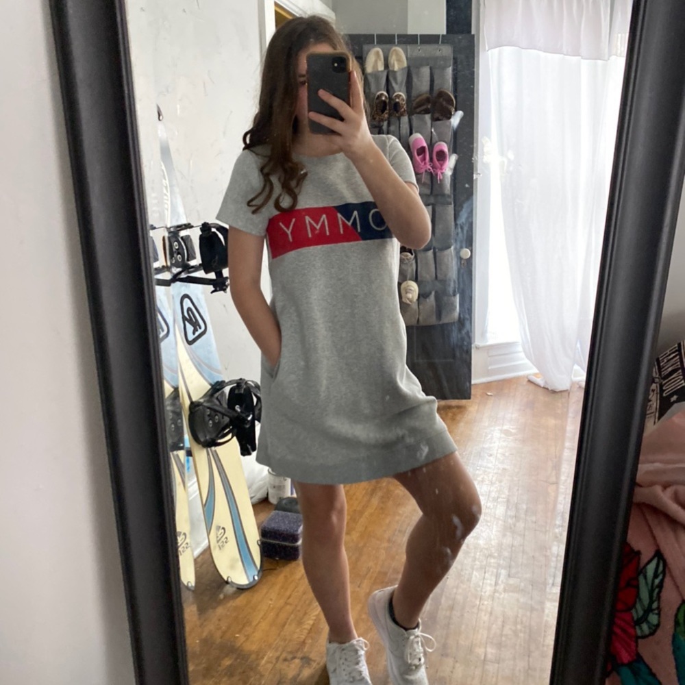 Logo Tommy Hilfinger tee shirt dress
